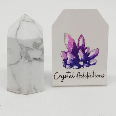 Howlite Point # 128