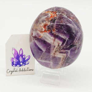 Chevron Amethyst Palm Stone # 150