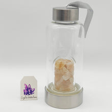 Load image into Gallery viewer, Citrine Chip Water Bottle Small #52
