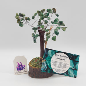 Green Aventurine Chip Wish Tree Small