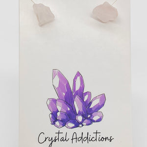 Rose Quartz Raw Stud Earrings