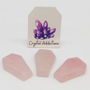 Rose Quartz Mini Coffin
