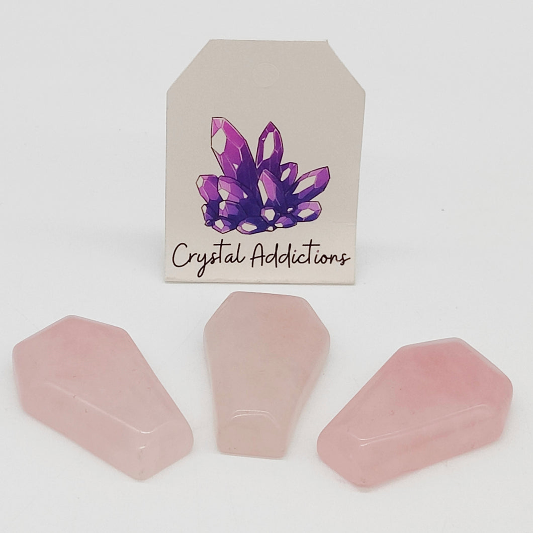 Rose Quartz Mini Coffin