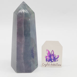 Rainbow Fluorite Point # 163