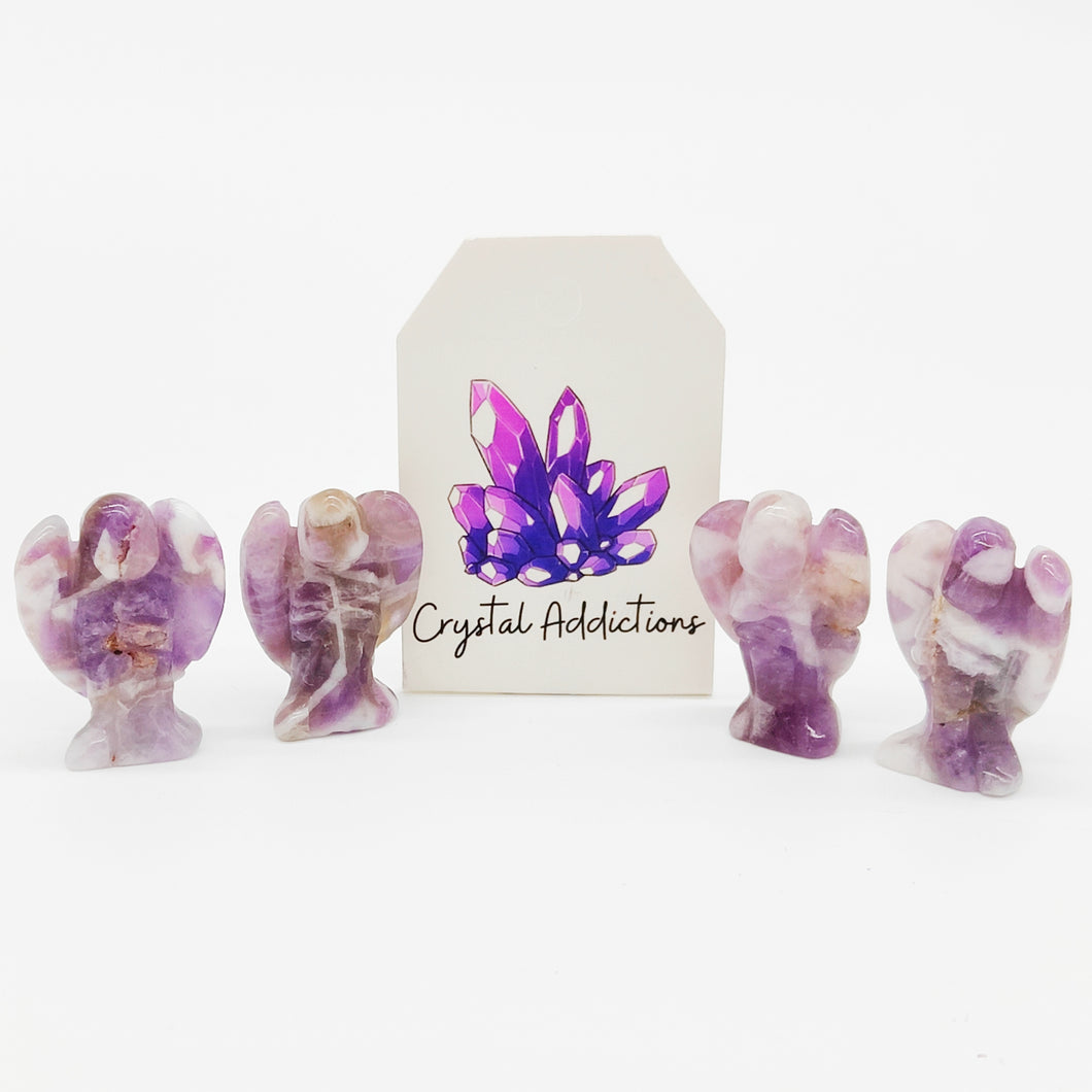 Chevron Amethyst Mini Angels