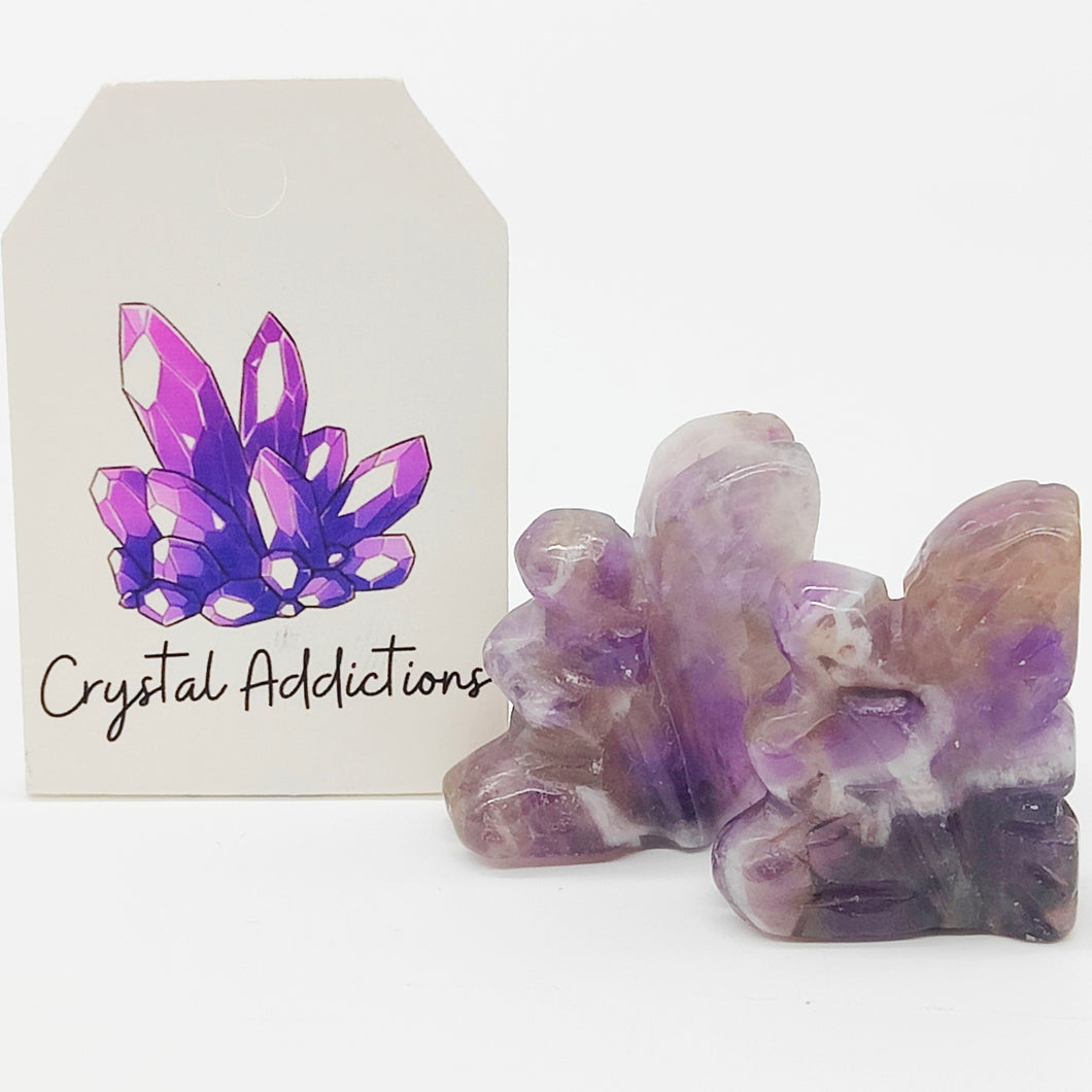 Chevron Amethyst Mini Fairies