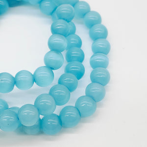 Aqua Cats Eye Bracelet