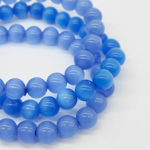 Blue Cats Eye Bracelet