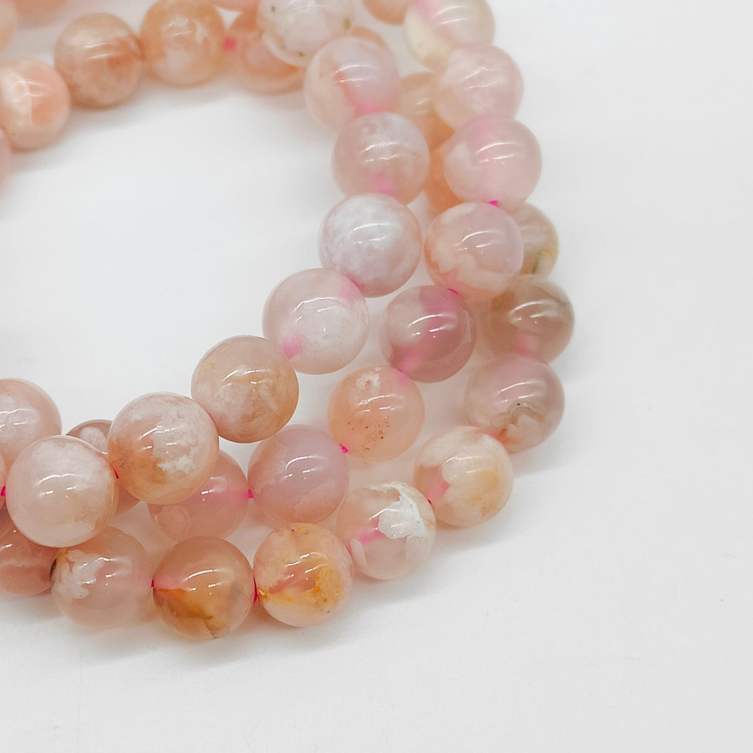 Flower Agate Bracelet