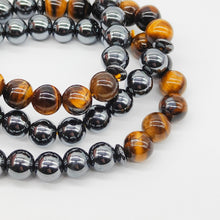 Load image into Gallery viewer, Hematite and Tigers Eye Bracelet
