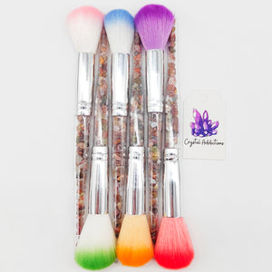 Makeup Brush Long Handle Crystal Chips