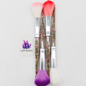 Makeup Brush Long Handle Crystal Chips