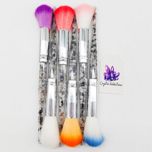 Makeup Brush Long Handle Crystal Chips