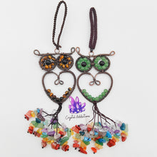 Load image into Gallery viewer, Chakra Chip Owl Hanger
