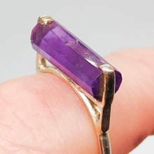 Load image into Gallery viewer, Purple Amethyst Sterling Silver Ring # 144
