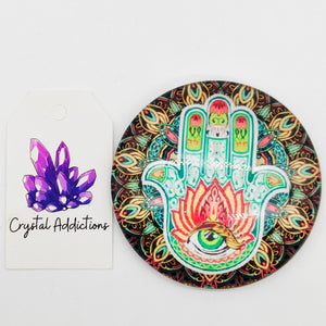 Hamsa Hand Round Magnet