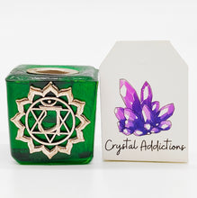 Load image into Gallery viewer, Chakra Glass Candle Holder
