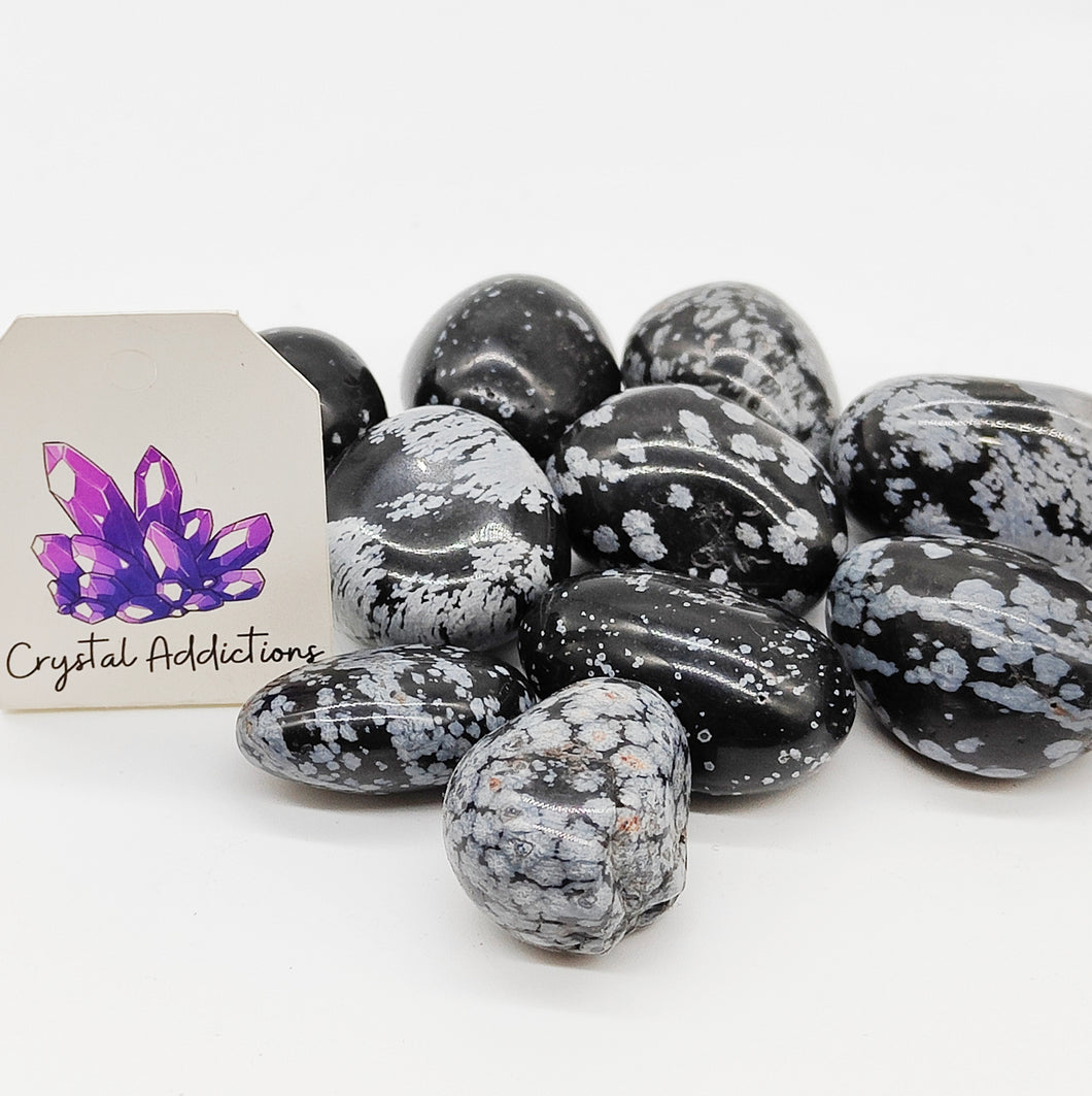 Snowflake Obsidian Tumble