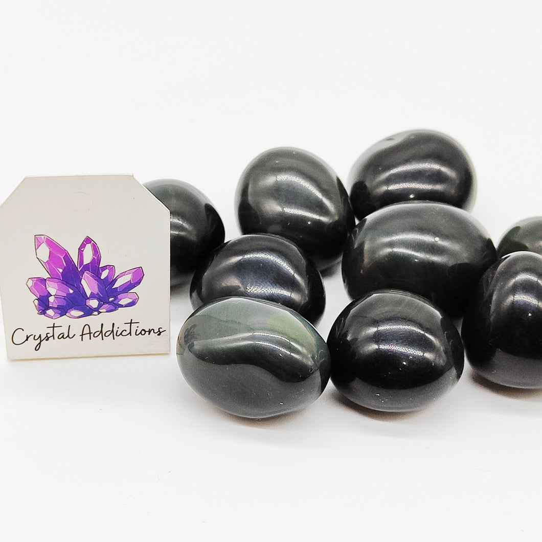 Rainbow Obsidian Tumbles