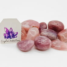 Load image into Gallery viewer, Purple Rose Quartz Tumble
