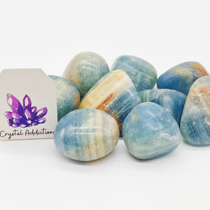 Blue Onyx Small Palmstone