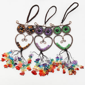 Chakra Chip Owl Hanger