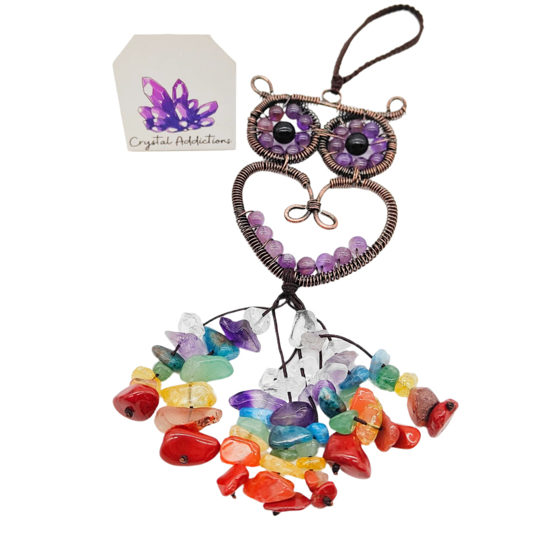 Chakra Chip Owl Hanger