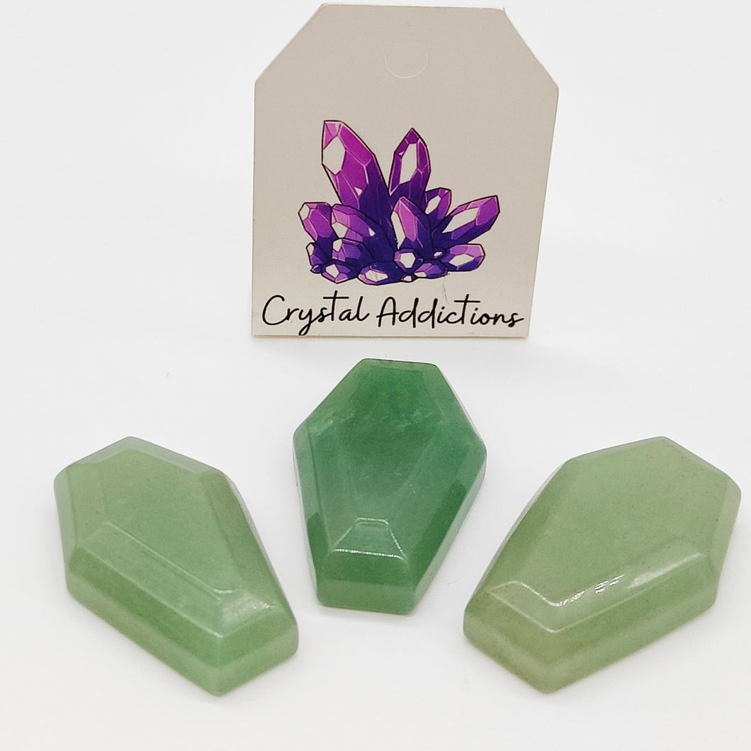 Green Aventurine Mini Coffin