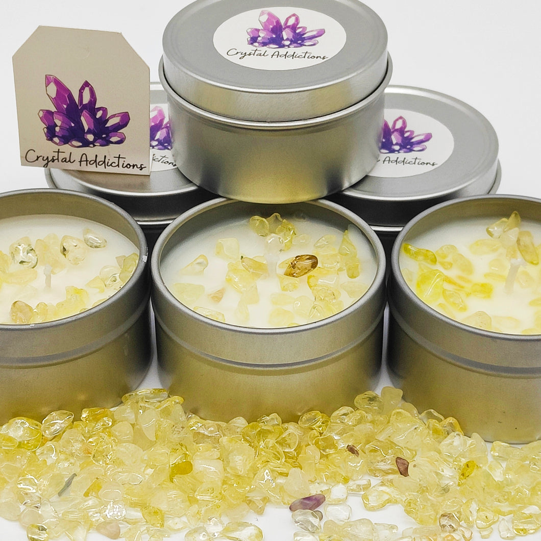 Solar Plexus Chakra Chip Candles