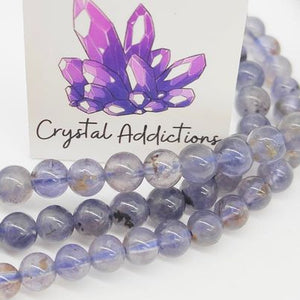 Iolite Triple Wrap Necklace/Bracelet