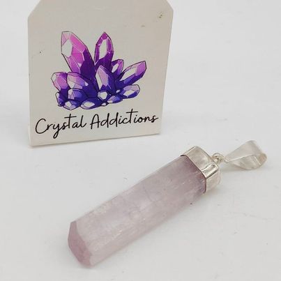 Kunzite Sterling Silver Pendant