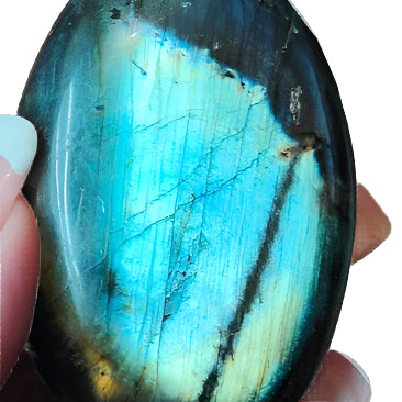 Labradorite Palm Stone # 188