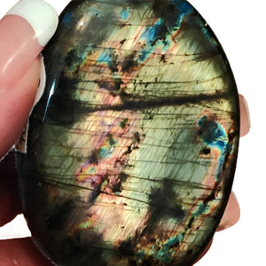 Labradorite Palm Stone # 99