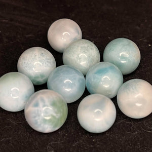 Small Larimar Spheres