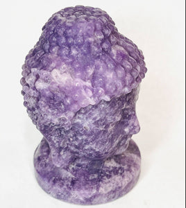 Lepidolite Buddha #8