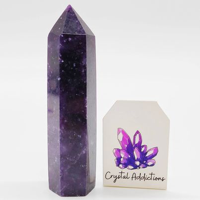 Lepidolite Point # 123