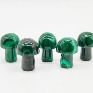 Malachite Mini Mushrooms