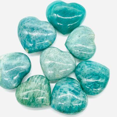 Amazonite Medium Hearts