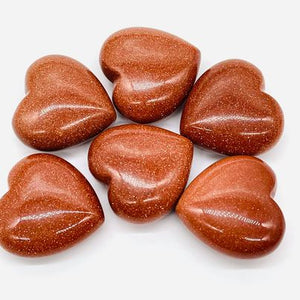 Golden Sandstone Medium Hearts