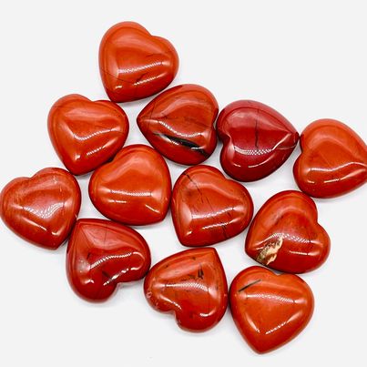 Red Jasper Medium Hearts