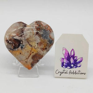 Mexican Agate Heart # 42