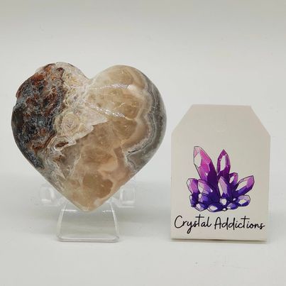 Mexican Agate Heart # 49