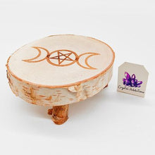 Load image into Gallery viewer, Mini Altar Table - Pentagram + Moon # 88
