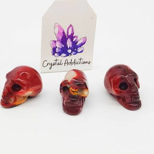 Mookaite Mini Skulls