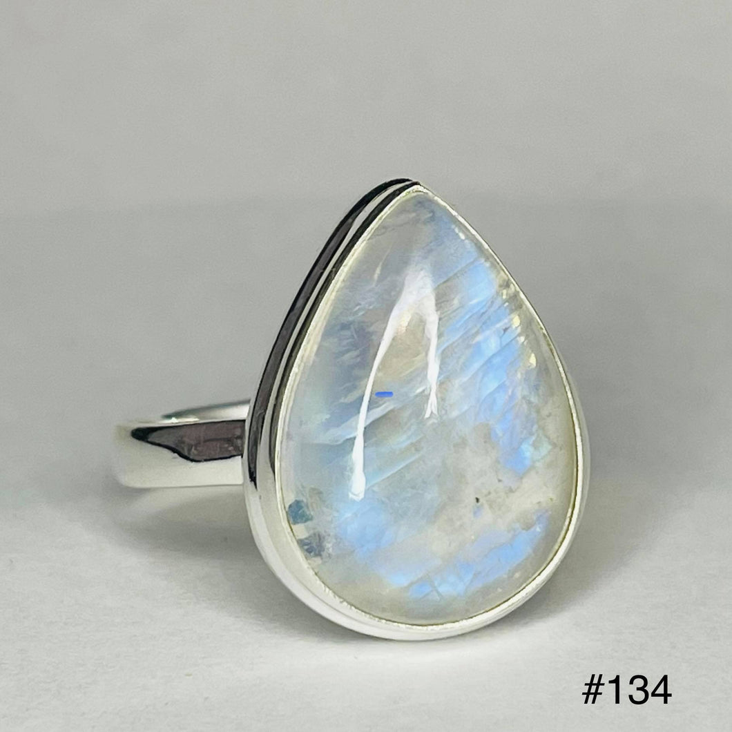 Moonstone Teardrop Ring # 134