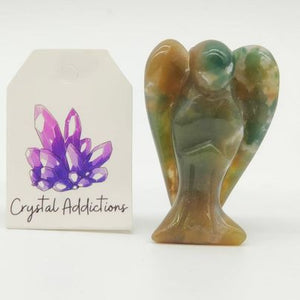 Moss Agate Angel # 105