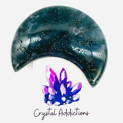 Moss Agate Moon # 164