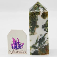 Load image into Gallery viewer, Moss Agate Point # 184
