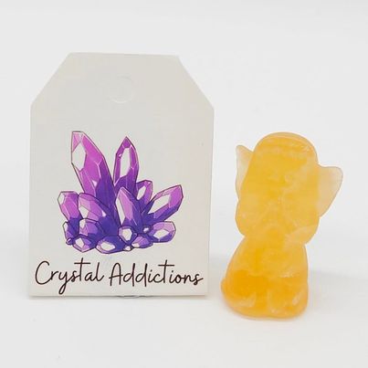 Orange Calcite Angel # 176