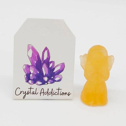 Orange Calcite Angel # 198